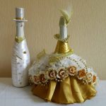 champagne dans une robe
