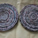 boîte faite d'idées de décoration de tubes de journaux