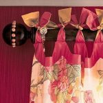 rideaux sur l'intérieur des boucles photo