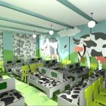 rideaux pour des idées de conception de jardin d'enfants