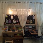 rideaux pour la décoration de la maternelle