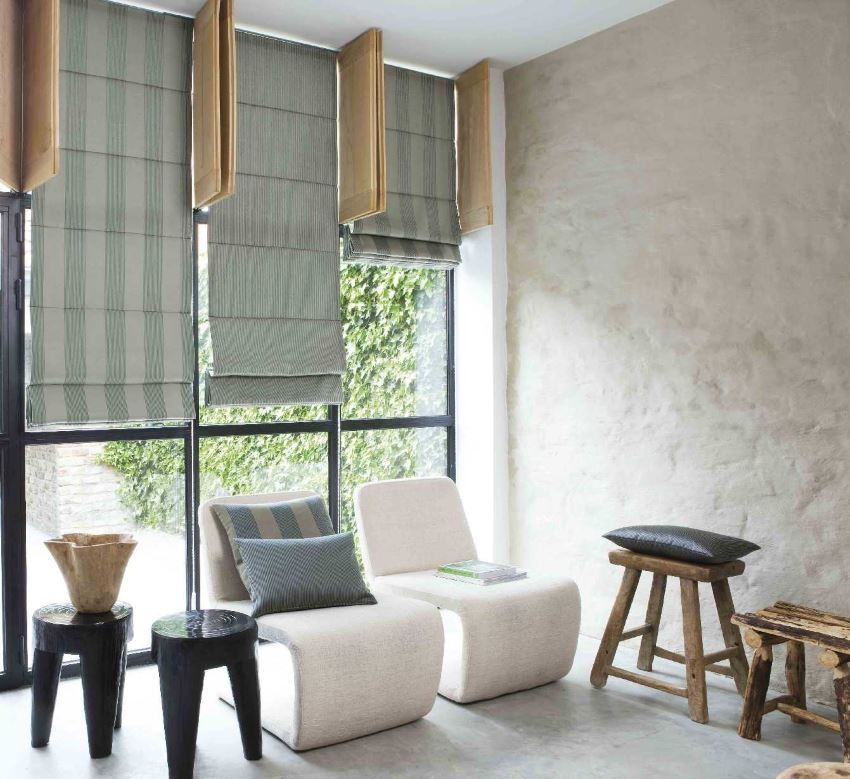 rideaux inhabituels pour le bureau