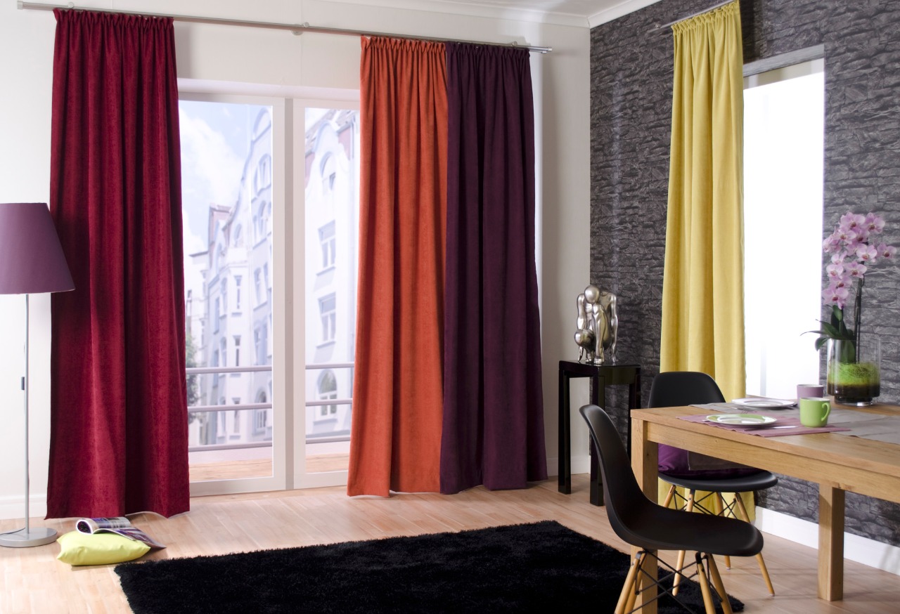 gordijnen van gabardine foto-ontwerp