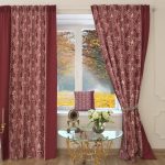 gordijnen van gabardine materiële ideeën
