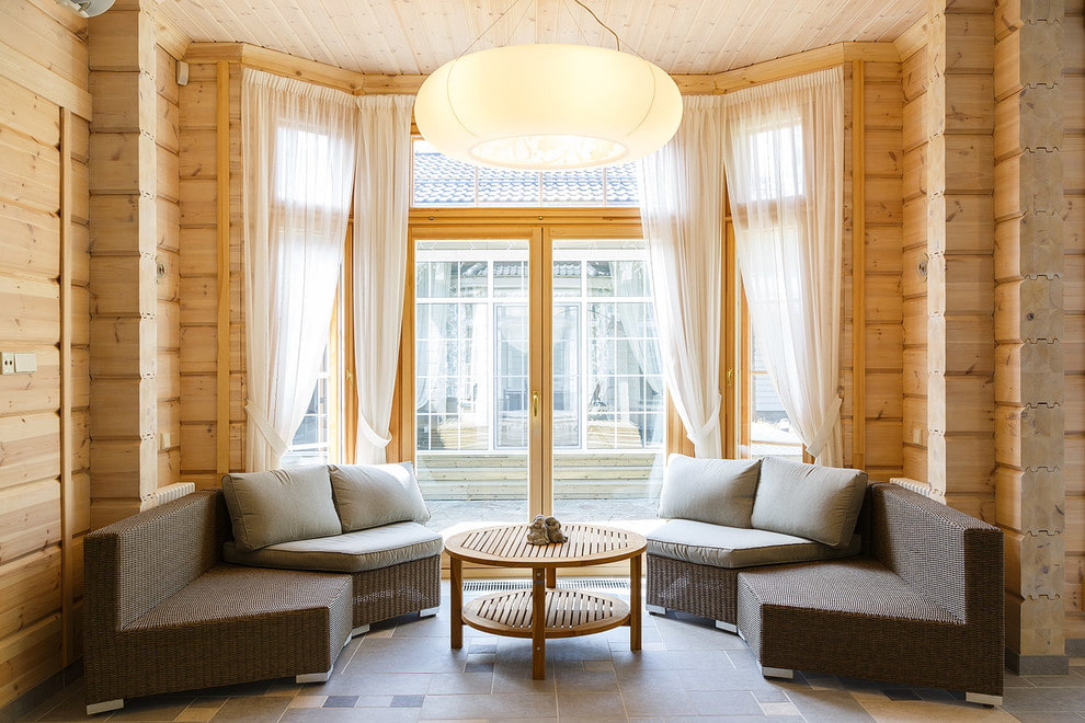 rideaux sur les idées de design baie vitrée