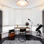 rideaux à l'intérieur de la baie vitrée photo intérieur