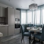 rideaux sur la décoration de la baie vitrée