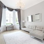 rideaux sur la photo de décoration baie vitrée