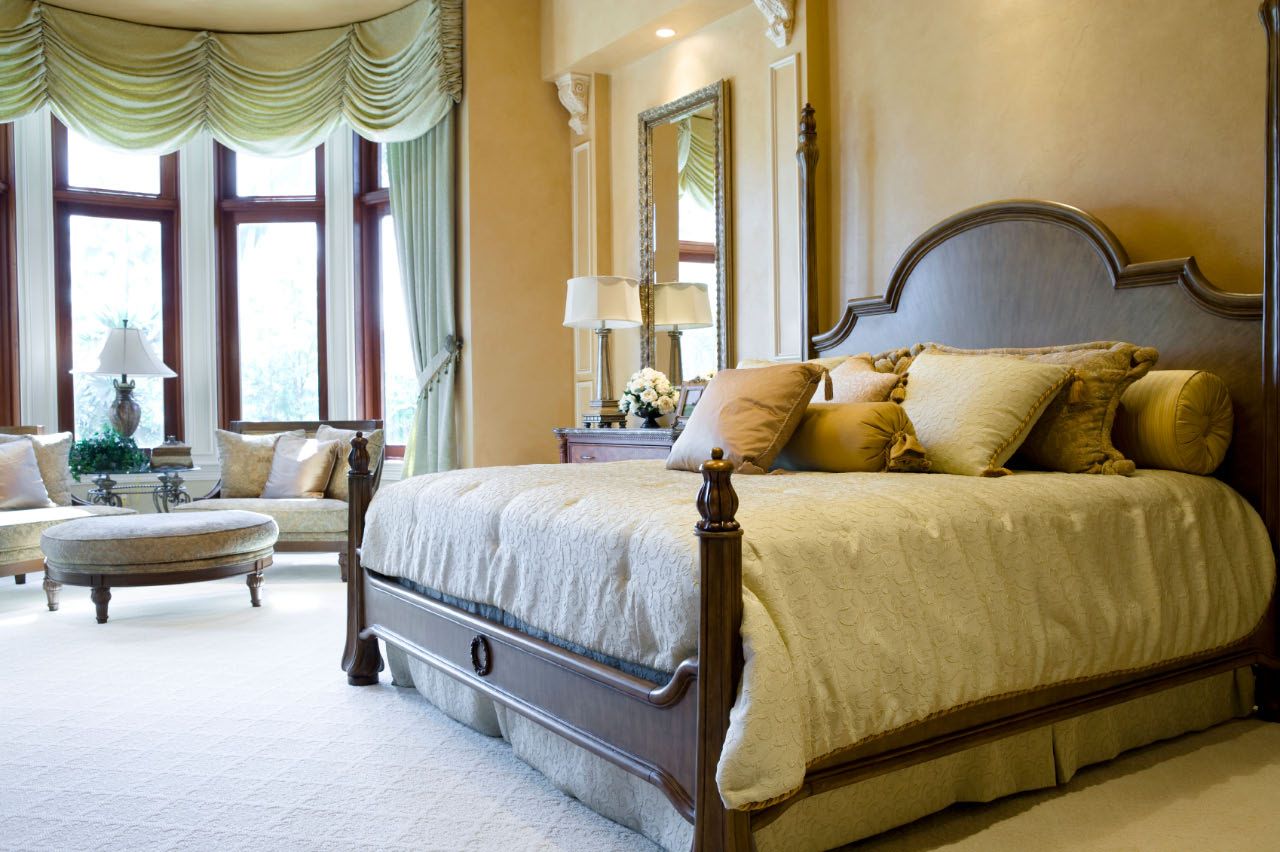 rideaux à l'intérieur de la baie vitrée photo intérieur