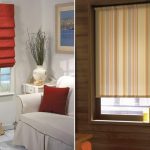 curtains on the small windows of photo textiles