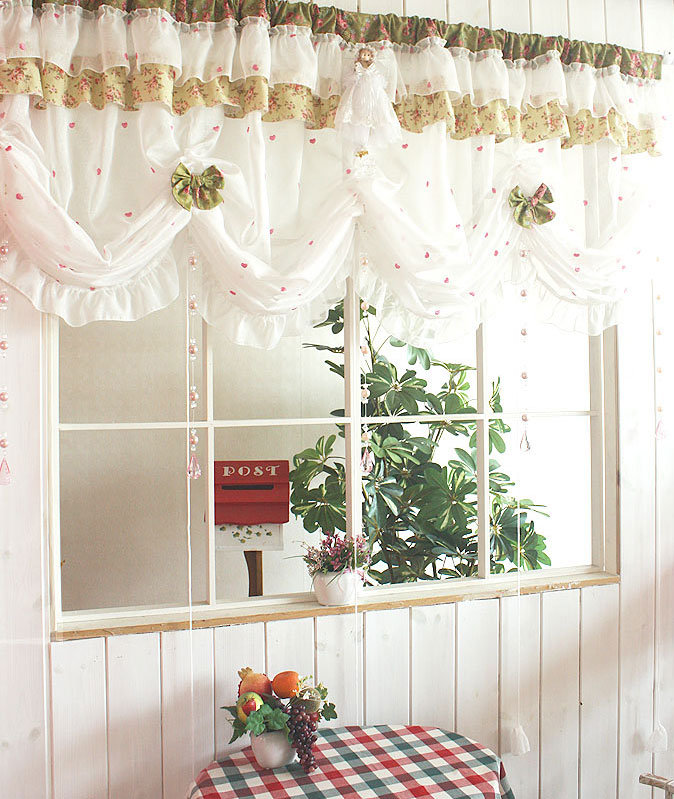 curtains on small windows textiles photo