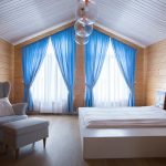 rideaux sur lucarne photo intérieur