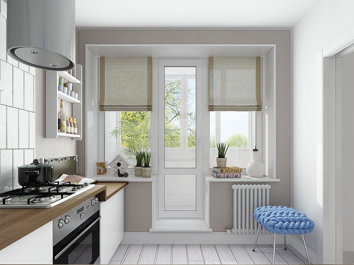 rideaux sur la fenêtre avec des idées de décoration de balcon