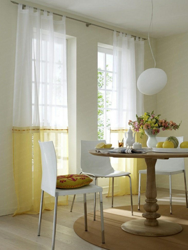 rideaux sur les charnières idées de décoration