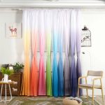cortinas ombre gradiente diseño foto