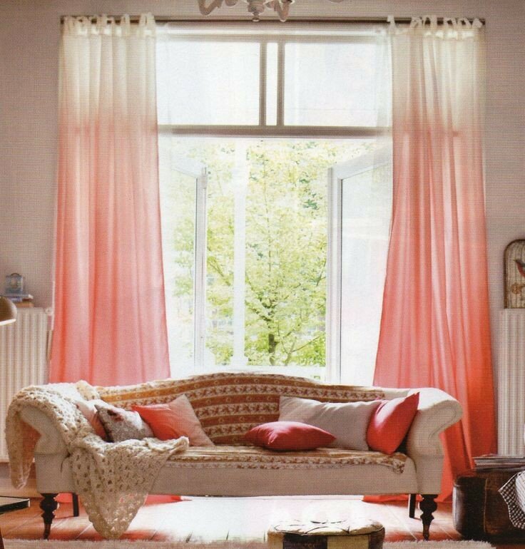 cortinas ombre gradiente foto ideas