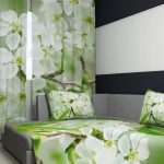 rideaux à motifs
