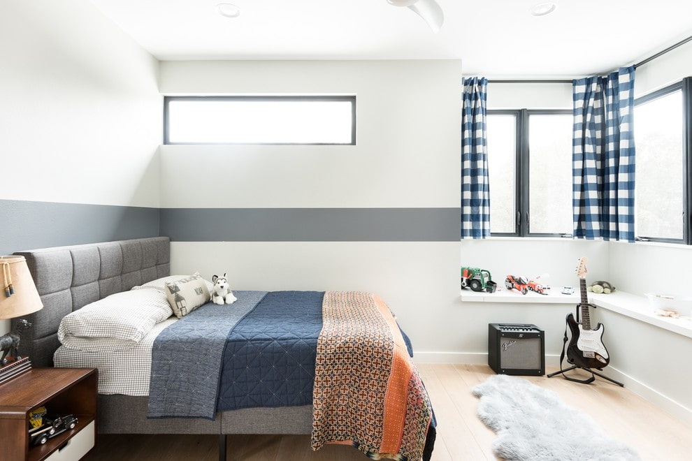 patterned decor curtains photo