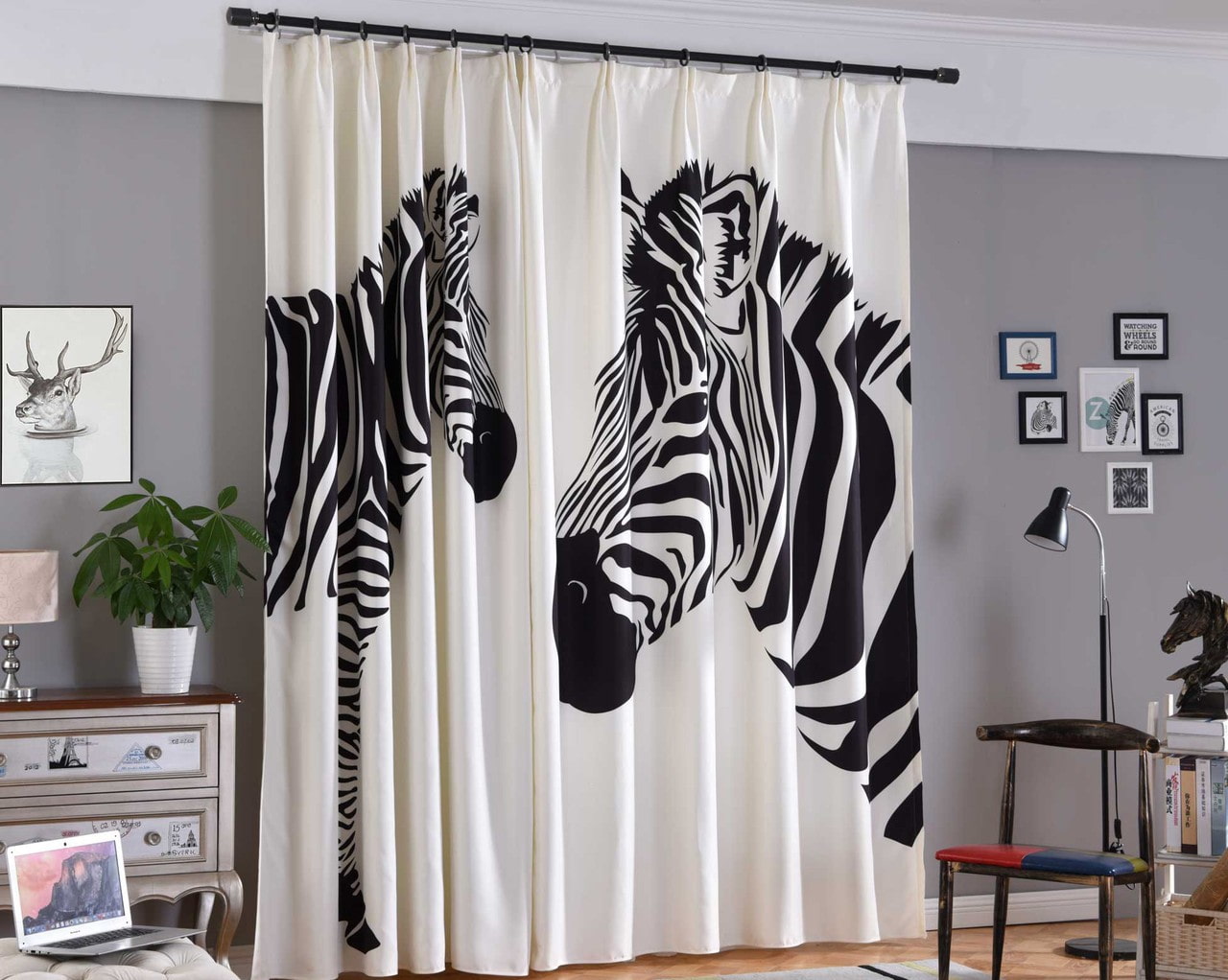 patterned curtains design ideas