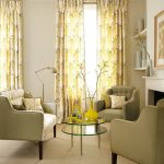 patterned curtains interior design