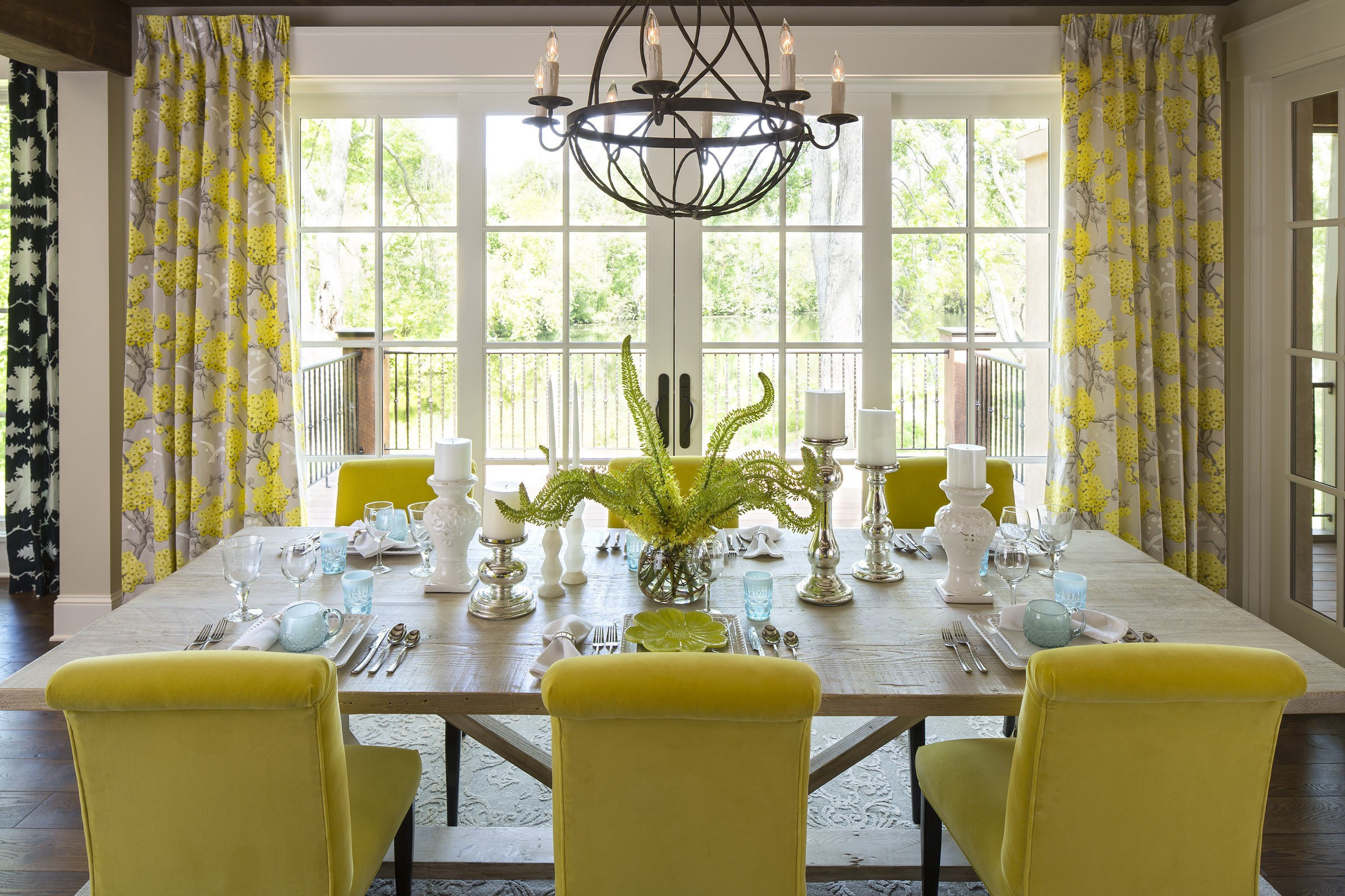 patterned curtains design
