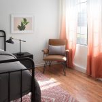 curtains with photo pattern interior