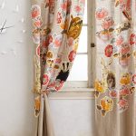 curtains with photo design
