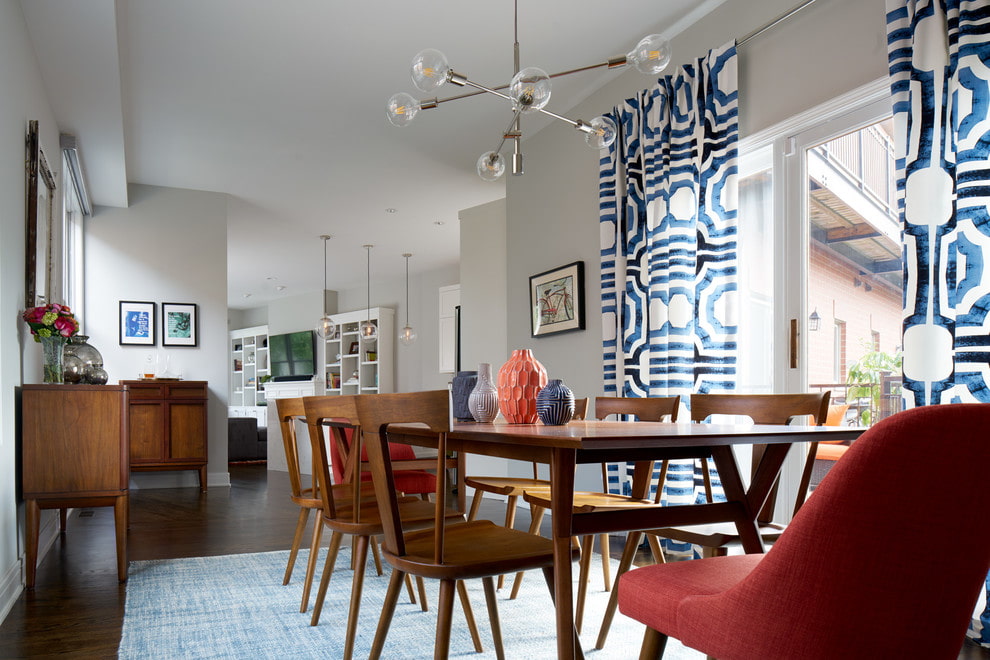 curtains with photo pattern textiles