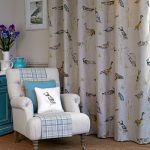 curtains with a pattern of textile ideas