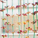 Cortinas de bricolaje a partir de ideas de diseño de materiales de desecho.