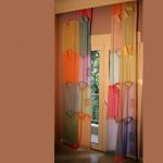 Cortinas de bricolaje a partir de materiales de chatarra ideas decoración.