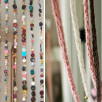 Cortinas de bricolaje a partir de materiales de desecho, ideas de decoración.