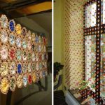 Cortinas de bricolaje a partir de ideas de diseño de materiales de desecho.