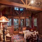 rideaux dans une maison en bois photo options