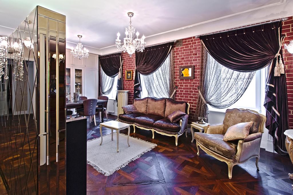 rideaux classiques pour le salon