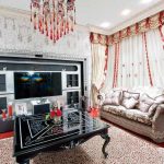 rideaux dans le salon