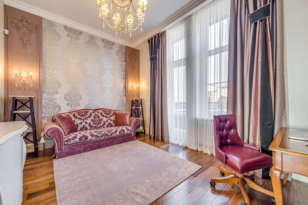 rideaux de style classique