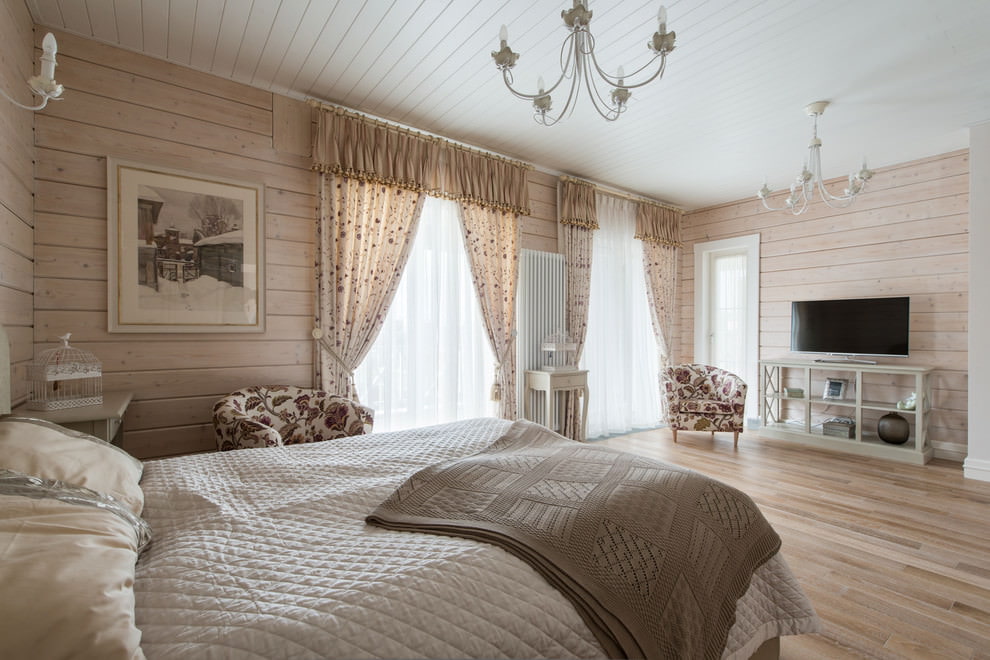 rideaux de style campagnard