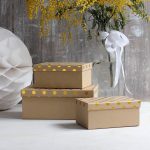 décoration élégante de boîtes