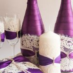 photo de bouteilles de mariage