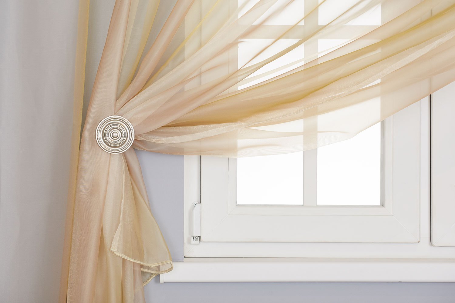 beige tulle
