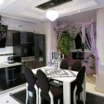 tulle dans la cuisine photo decoration