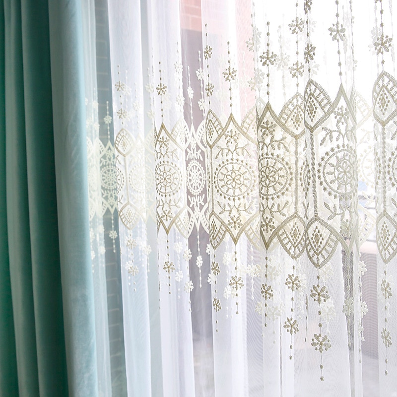 Idea hiasan sulaman tulle