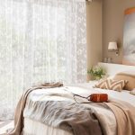 Tulle dans la conception de la chambre