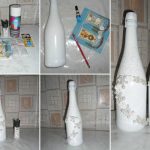 décor de bouteille de mariage