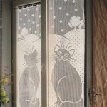 rideaux de décoration broderie