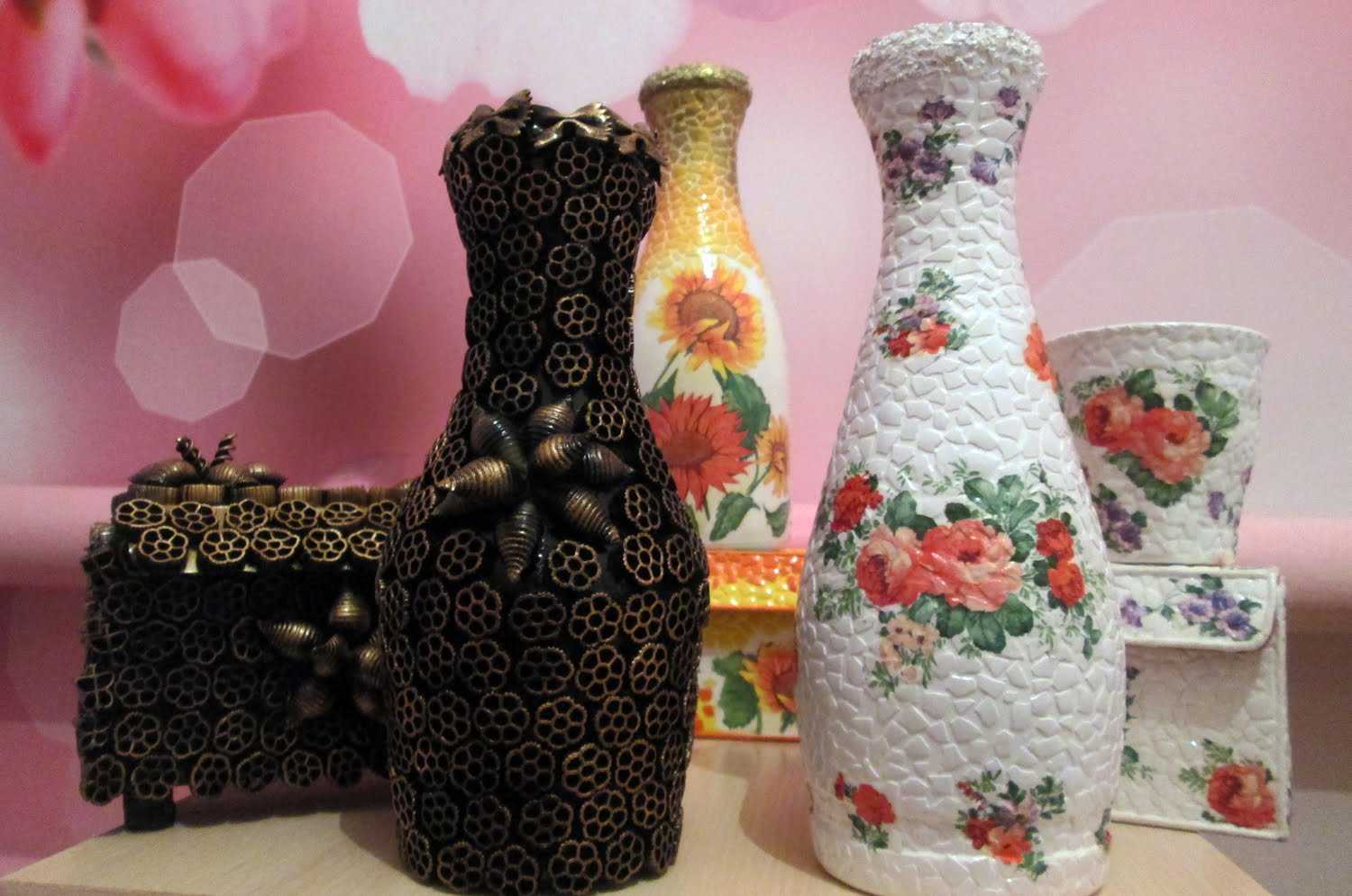 décoration de vase de pâtes