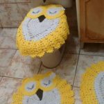 tapis hibou tricoté idées idées