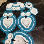 hibou de tapis tricotez-le vous-même photo idées