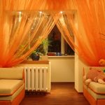 intérieur photo en tulle moderne